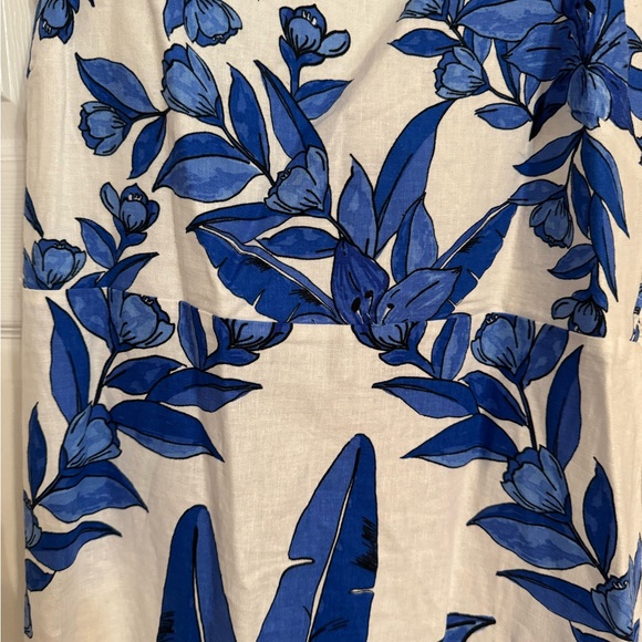 Calypso St Barth Blue and White Floral Dress - Picture 4 of 14